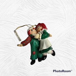 Vintage S&S 1998 Raggedy Ann Andy Christmas Ornament